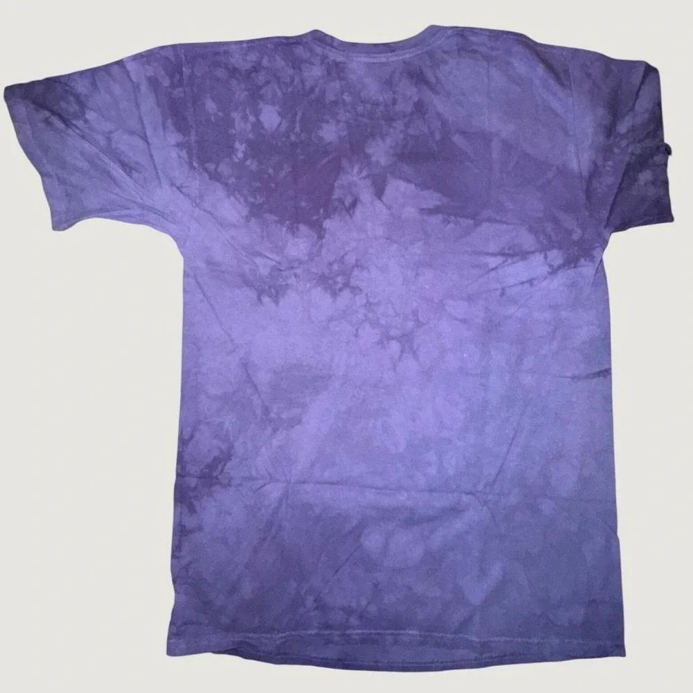 The Mountain Dean Russo Elephant Tie Dye Purple Graphic T-Shirt Mens Large - Picture 3 of 4